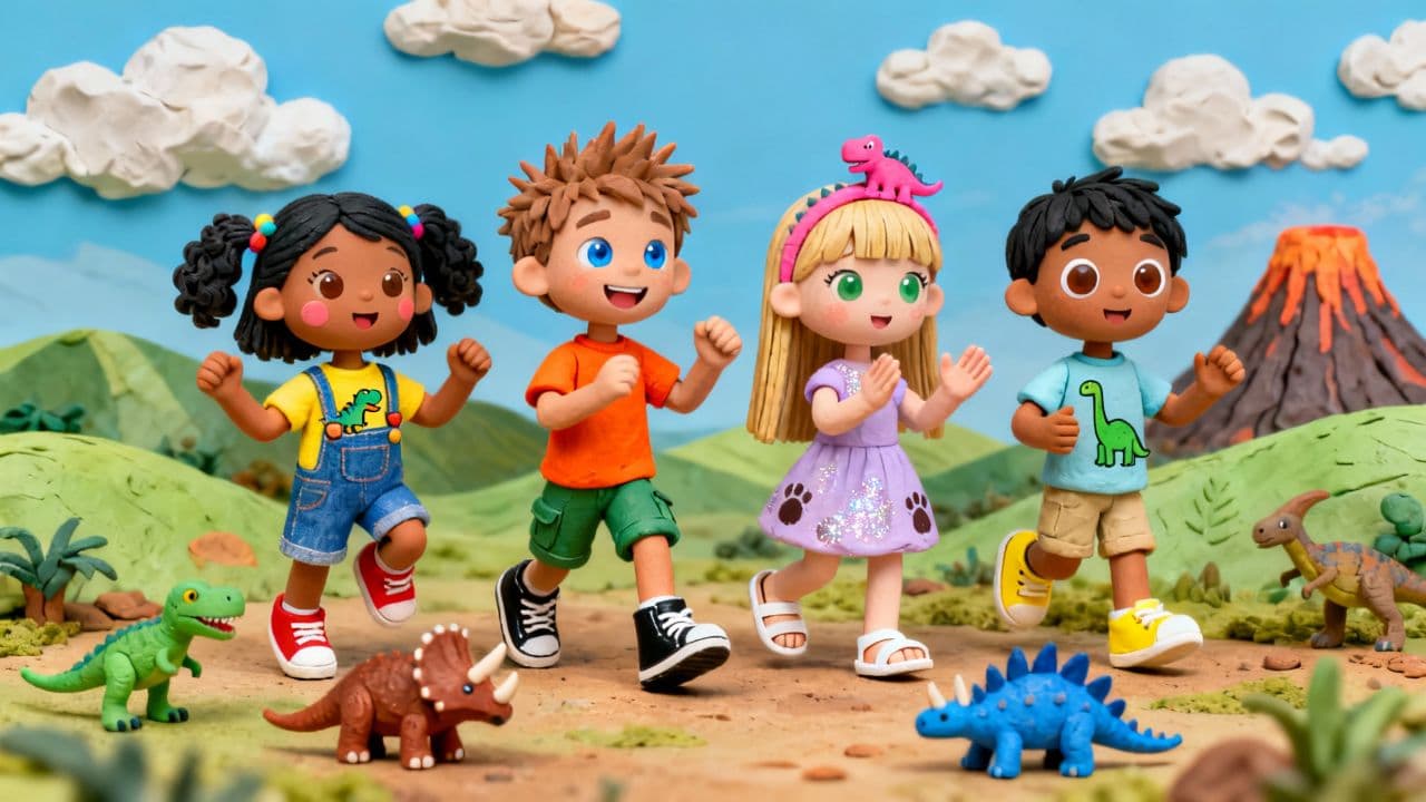 Dino Parade: Count and Roar!