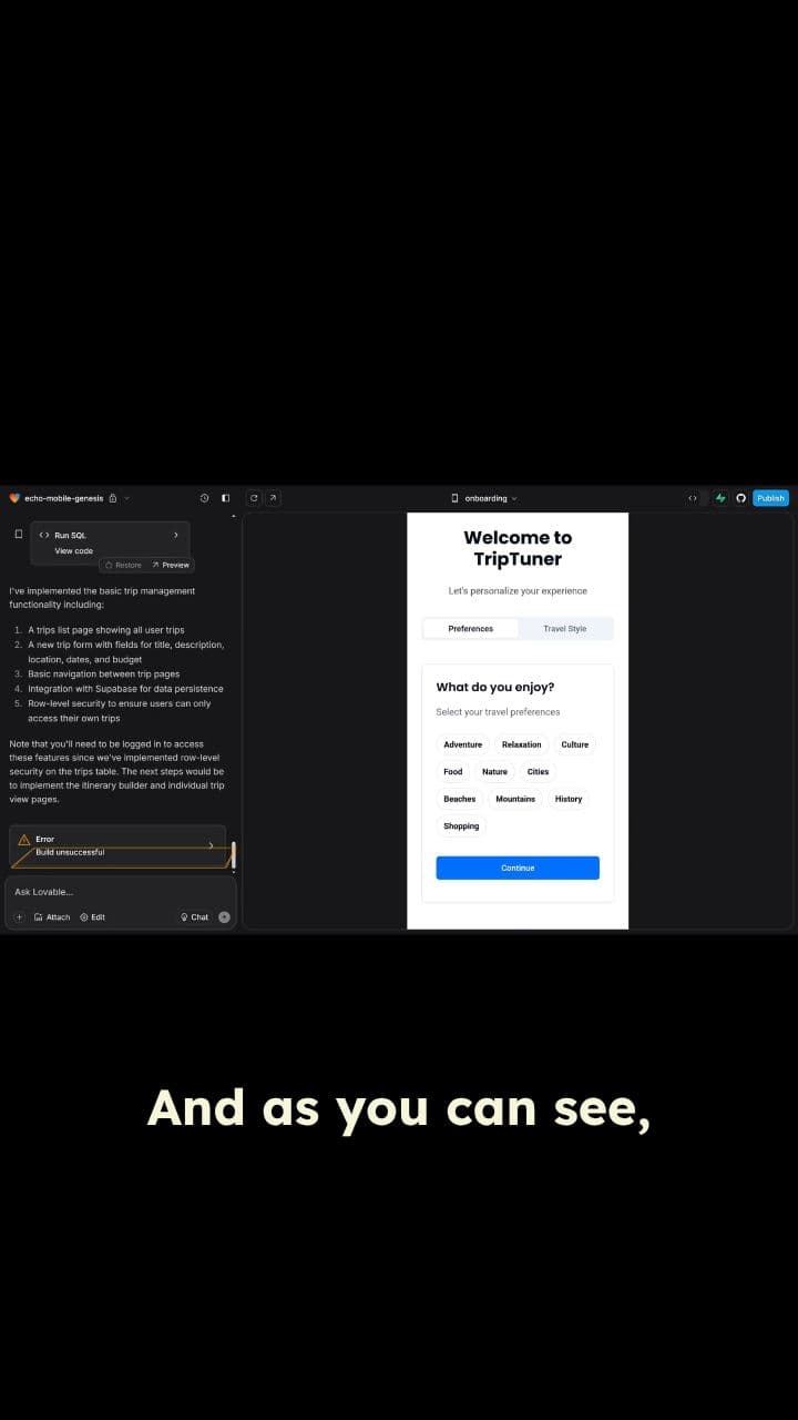 Watch an AI fix its own coding errors
