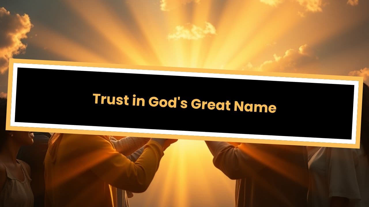 Trust in God's Great Name