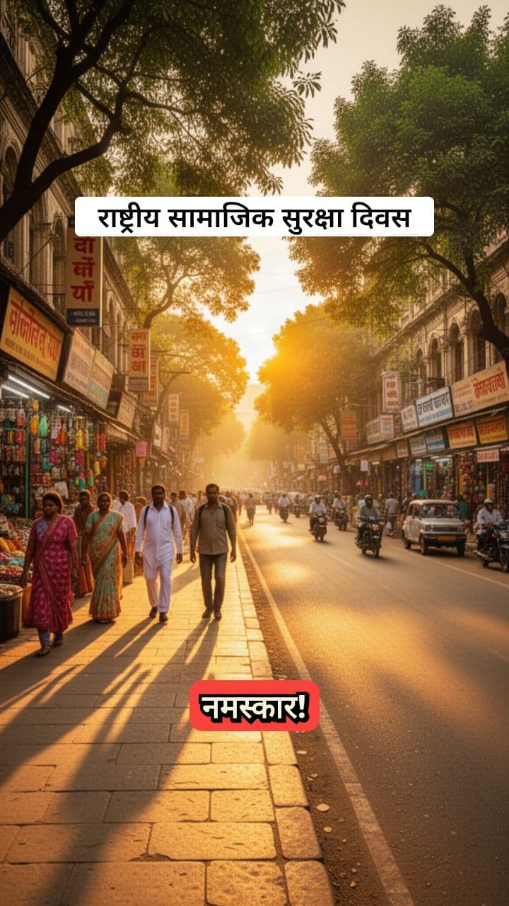National Social Security Day - Marathi