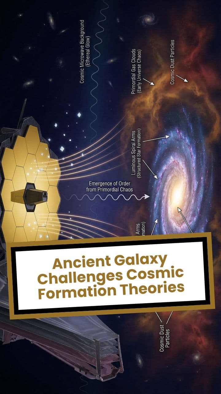 Ancient Galaxy Challenges Cosmic Formation Theories