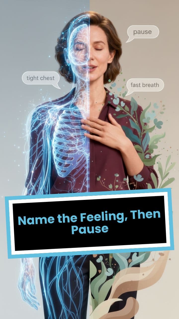 Name the Feeling, Then Pause