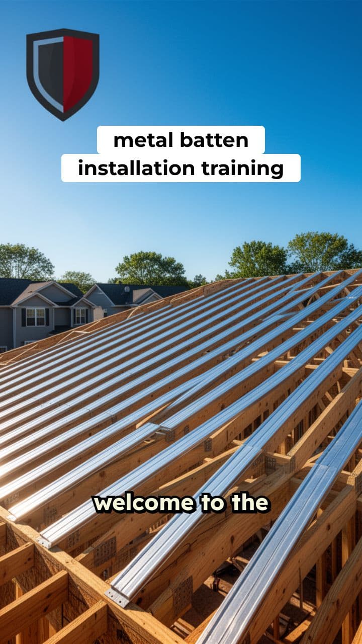 Metal Batten Installation Training - Metal Roofing NSW