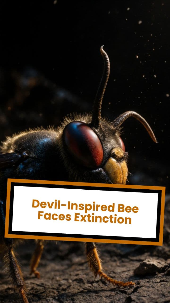 Devil-Inspired Bee Faces Extinction