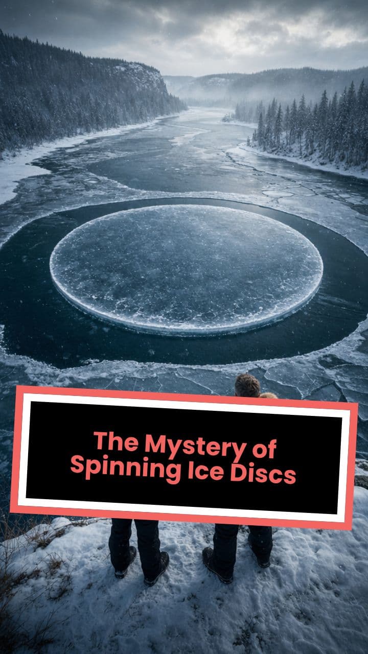 The Mystery of Spinning Ice Discs