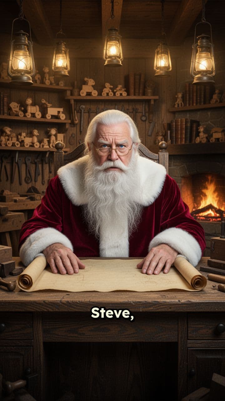 Santa's Wise Warning to Steve