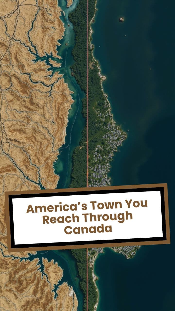 America’s Town You Reach Through Canada (w music)
