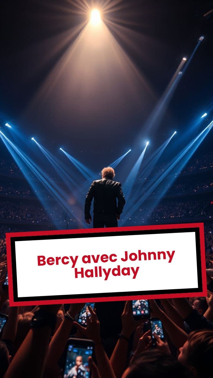 Bercy avec Johnny Hallyday