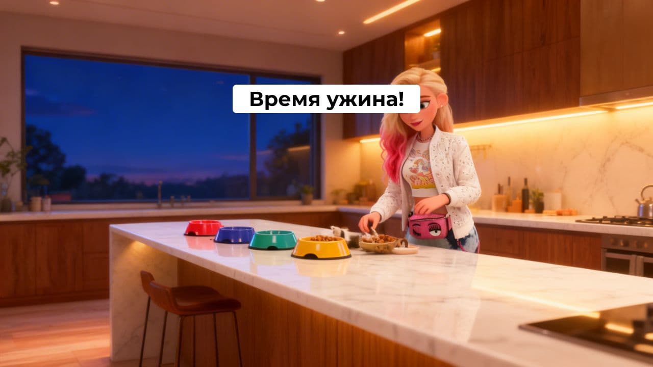 Ужин в стиле Пиксар