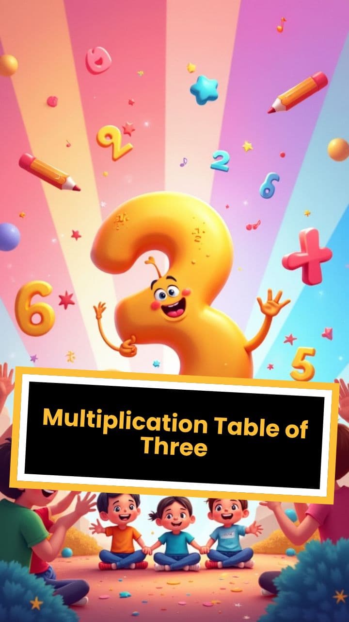 Multiplication Table of Three