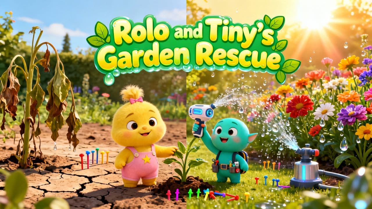 Rolo and Tiny's Garden Rescue