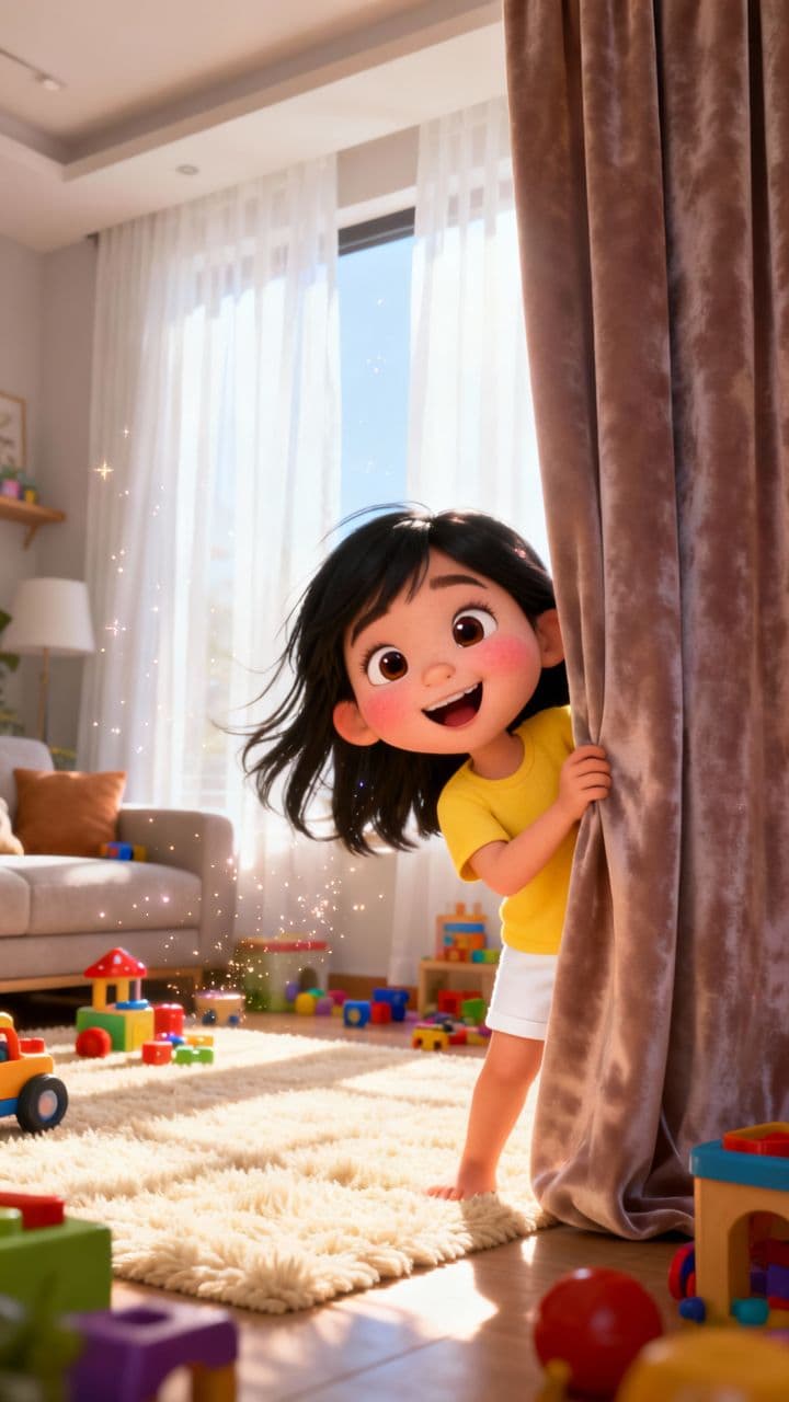 Chuồn hóa thân Elsa trong nhà