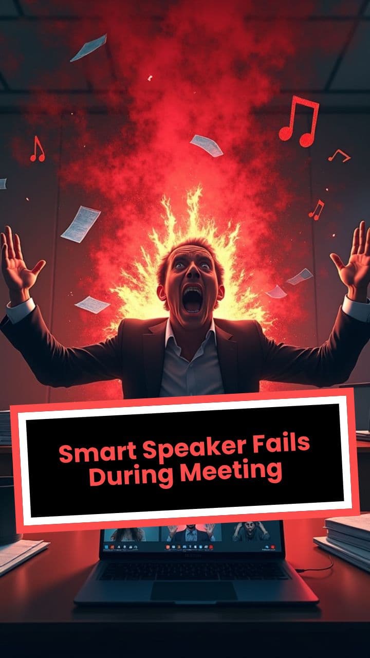 Smart Speaker Fails During Meeting