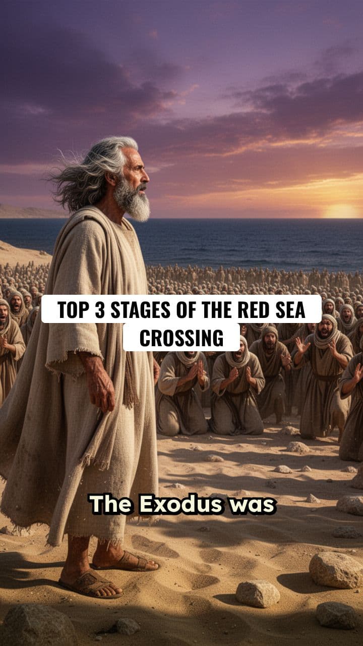The Miracle of the Red Sea: Top 3 Stages