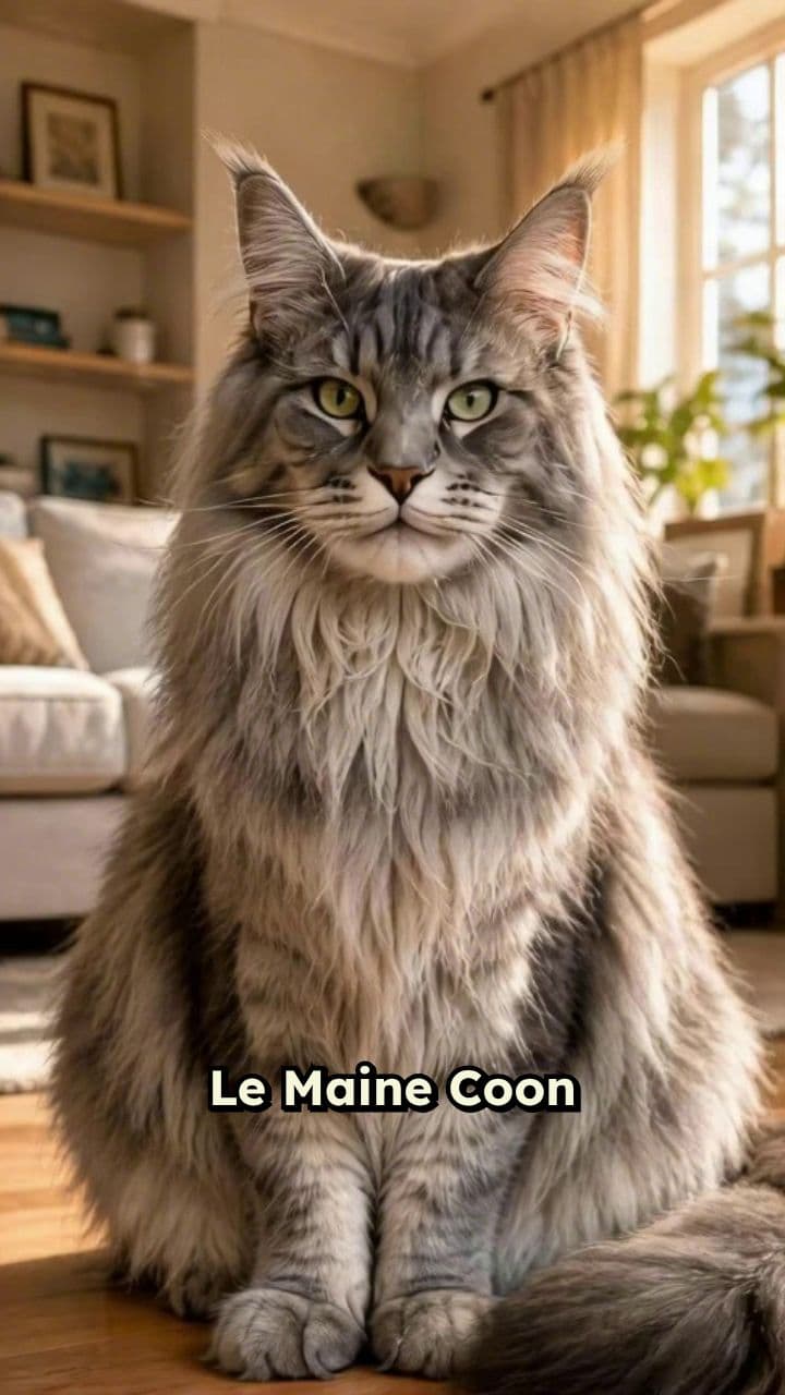 Le Maine Coon - Un Géant au Cœur Tendre