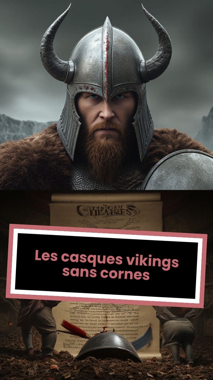 Les casques vikings sans cornes