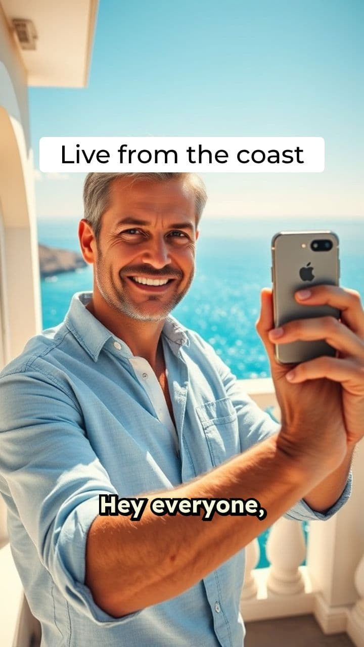 Summer Seaside Selfie