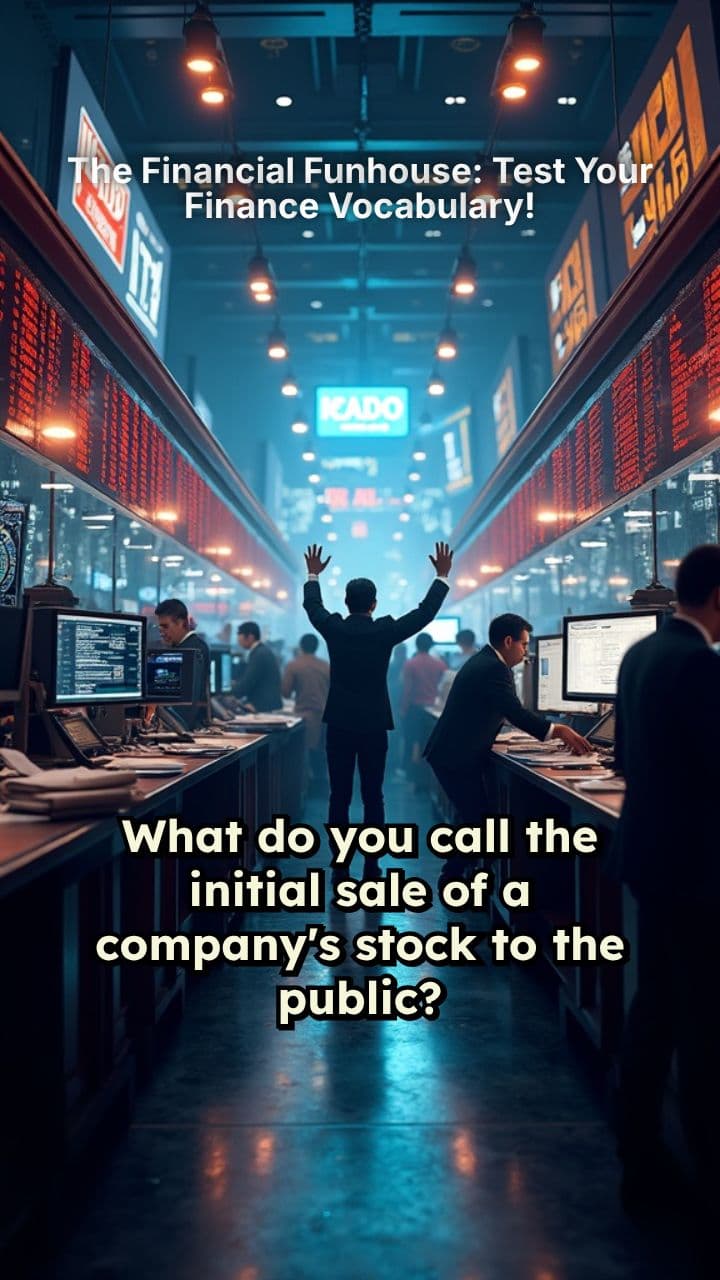 The Financial Funhouse: Test Your Finance Vocabulary!