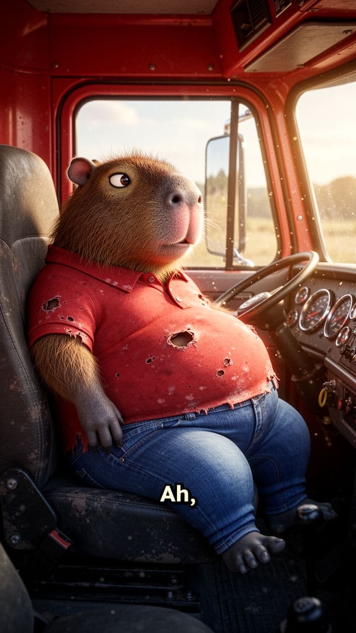 The Mischievous Capybara Inspector