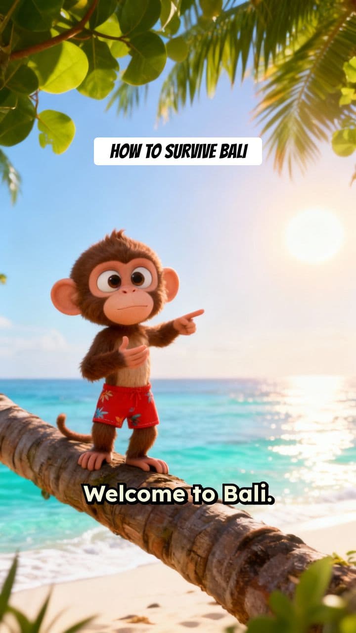 How to Survive Bali: A Monkey's Guide