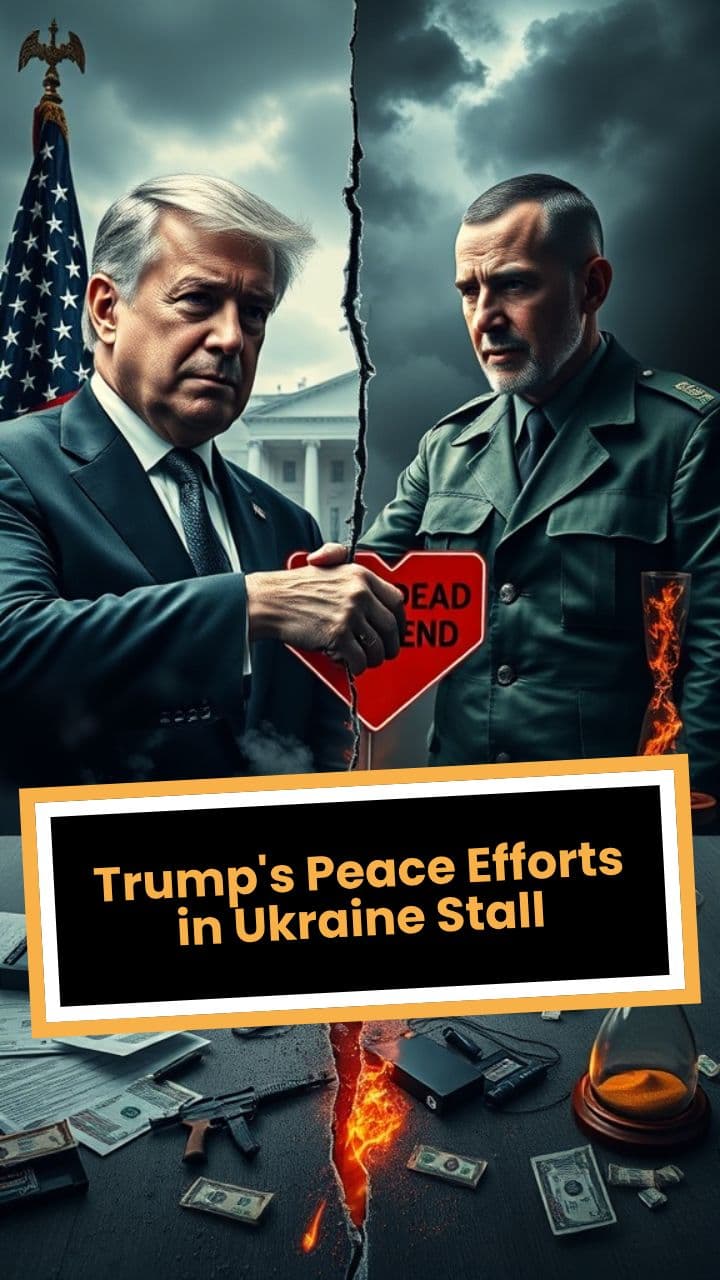 Trump's Peace Efforts in Ukraine Stall