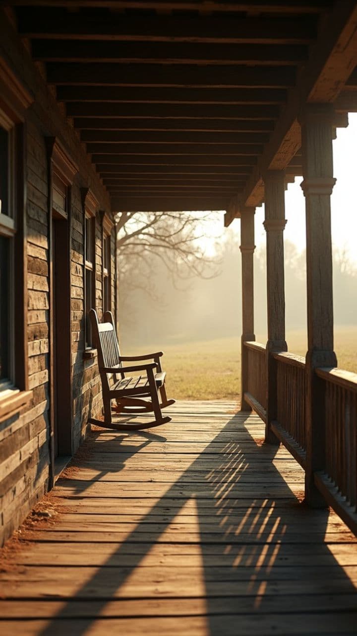 Empty Porch Swing