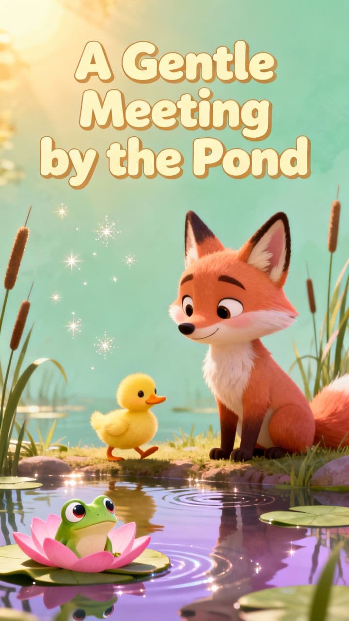 A Gentle Meeting by the Pond