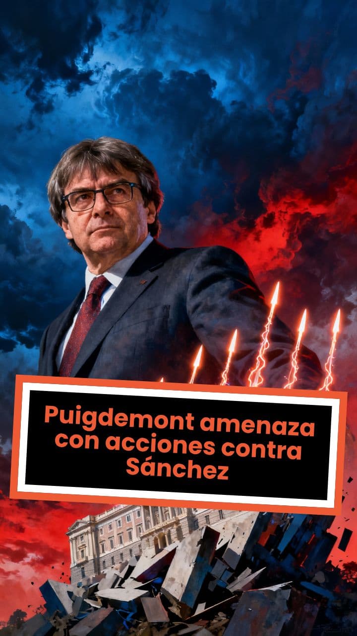 Puigdemont amenaza con acciones contra Sánchez