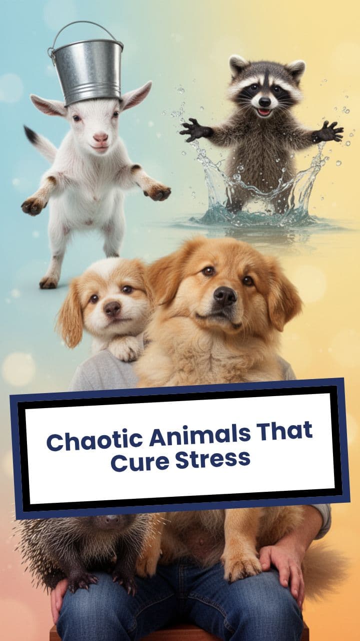 Chaotic Animals That Cure Stress