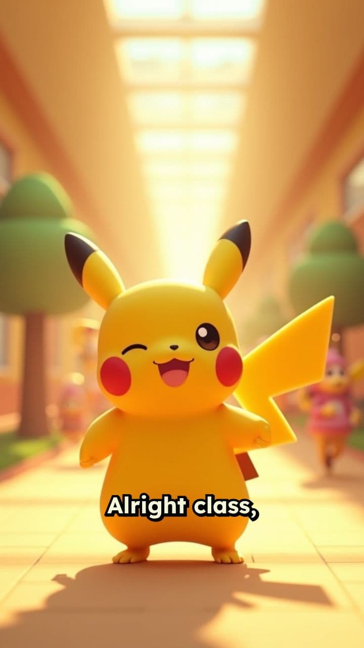 Pikachu's Electrifying School Day Off!