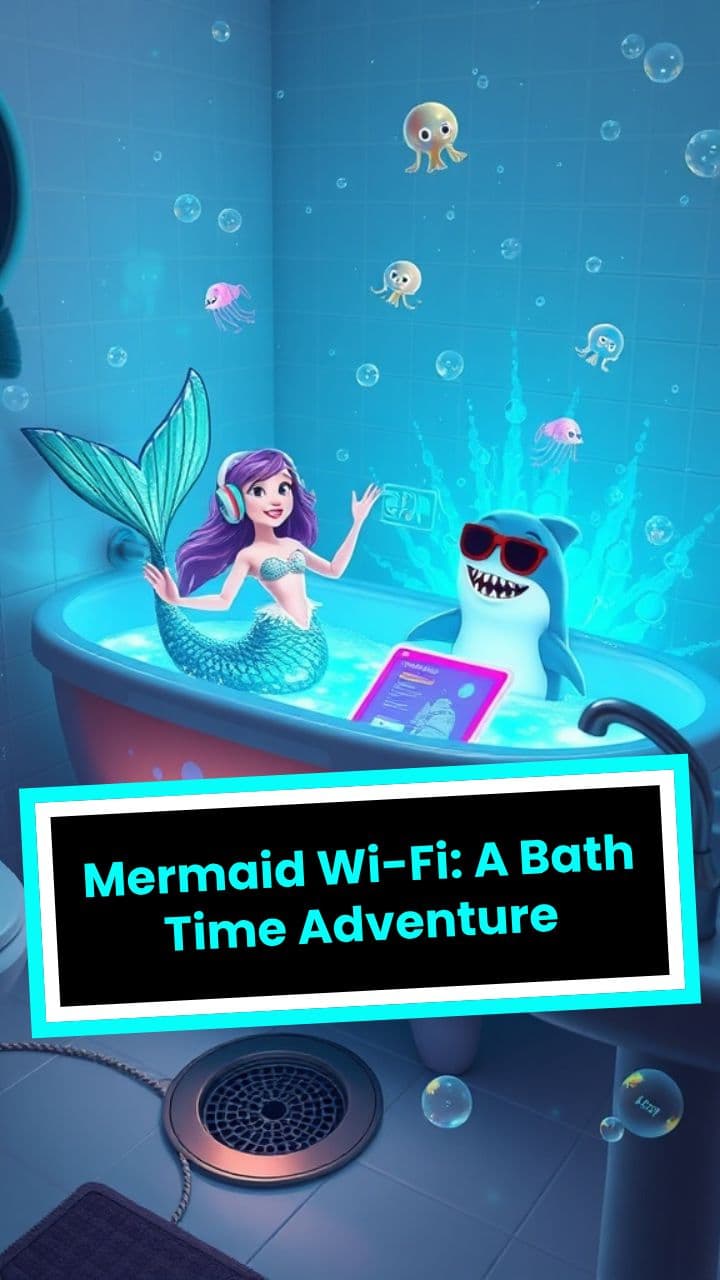 Mermaid Wi-Fi: A Bath Time Adventure