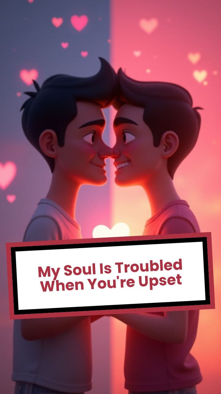 My Soul Is Troubled When You're Upset