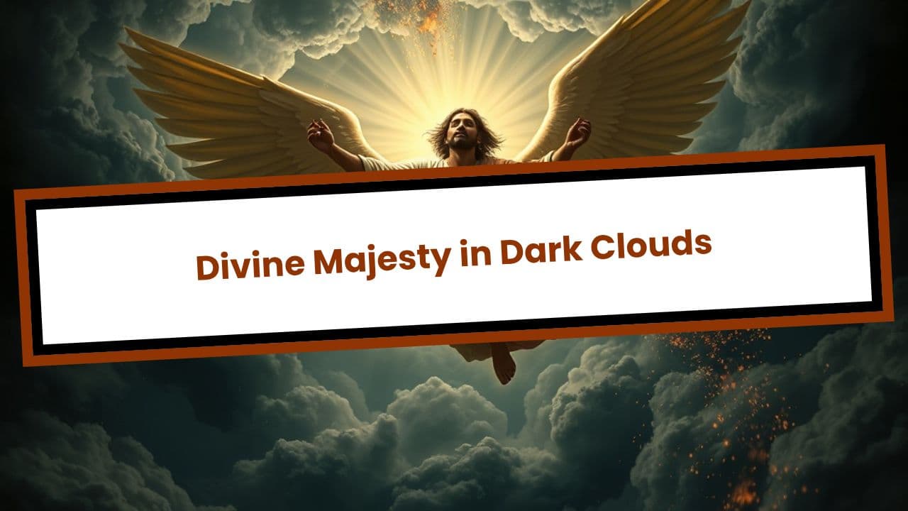 Divine Majesty in Dark Clouds