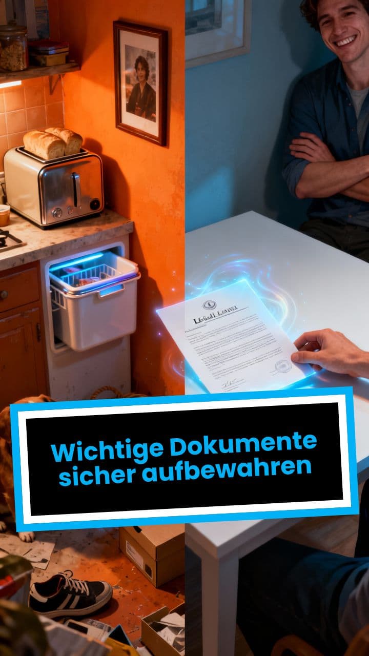 Wichtige Dokumente sicher aufbewahren