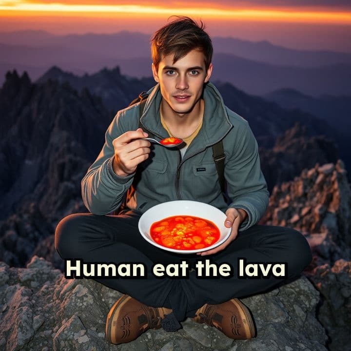 Eating Lava on the Mountain