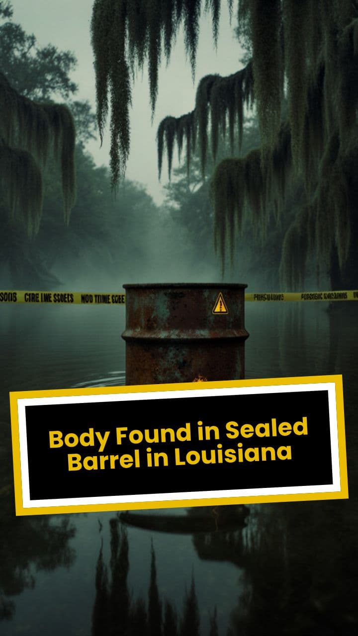 Body Found in Sealed Barrel in Louisiana