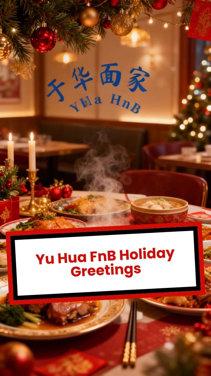 Yu Hua FnB Holiday Greetings
