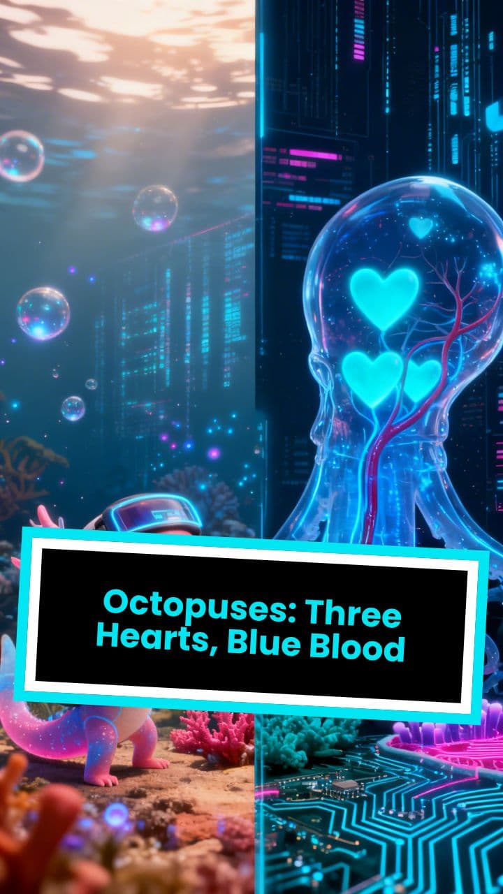 (fav) Octopuses: Three Hearts, Blue Blood
