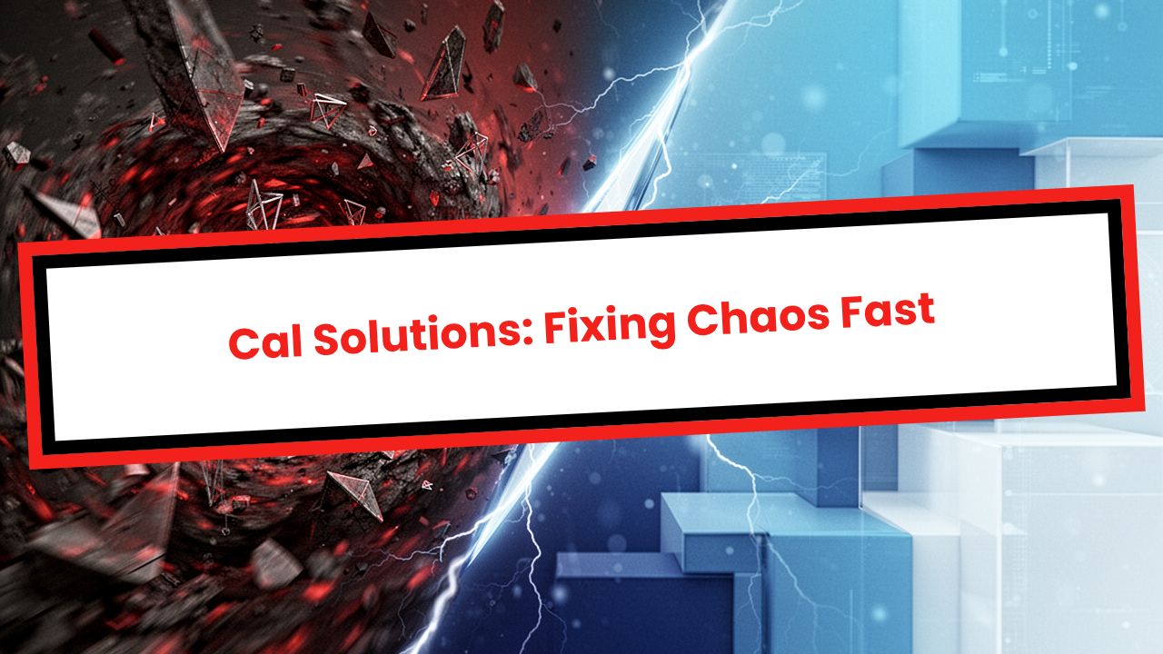 Cal Solutions: Fixing Chaos Fast