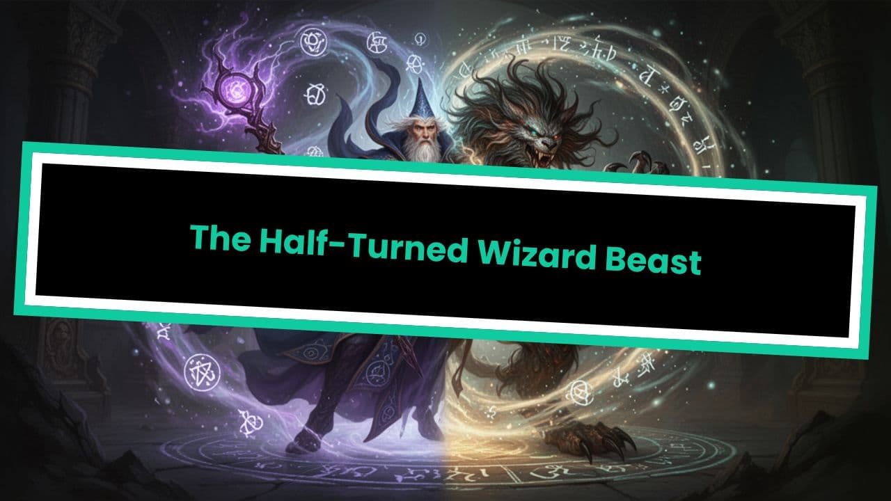 The Half-Turned Wizard Beast