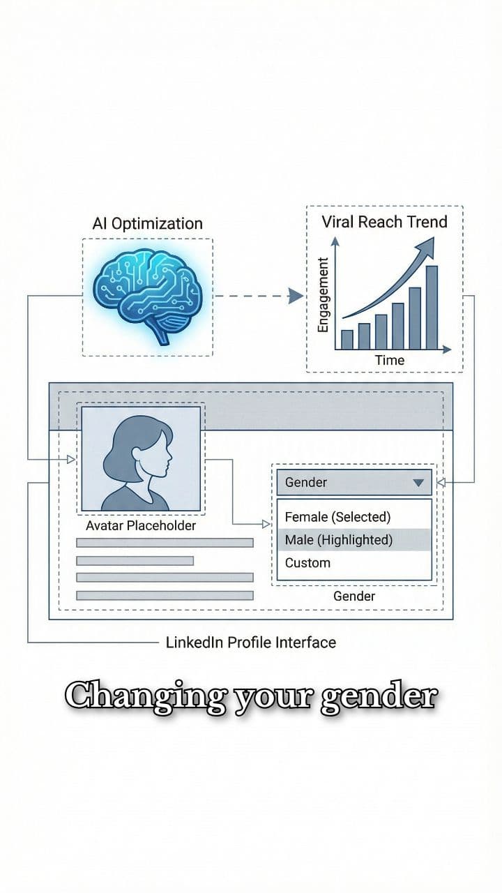 Gender Switch Boosts LinkedIn Reach