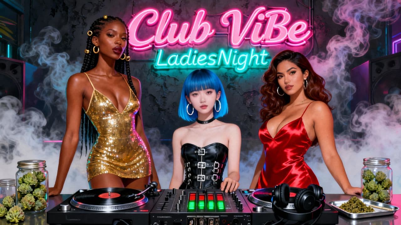 Club ViBe Ladies Night Scene