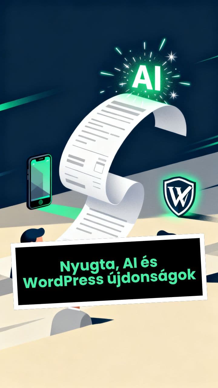 Nyugta, AI és WordPress újdonságok