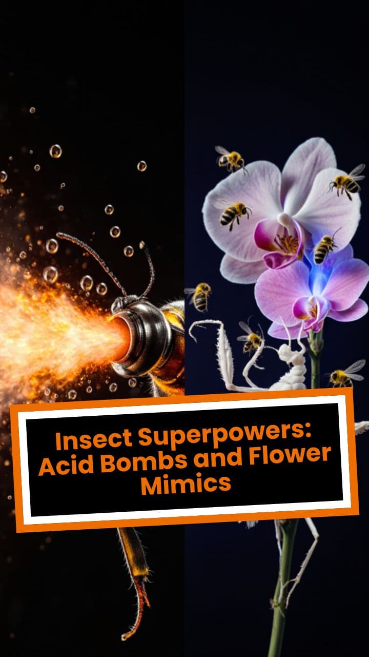 Insect Superpowers: Acid Bombs and Flower Mimics