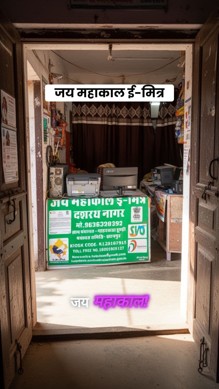 Jai Mahakal e-Mitra advertisement