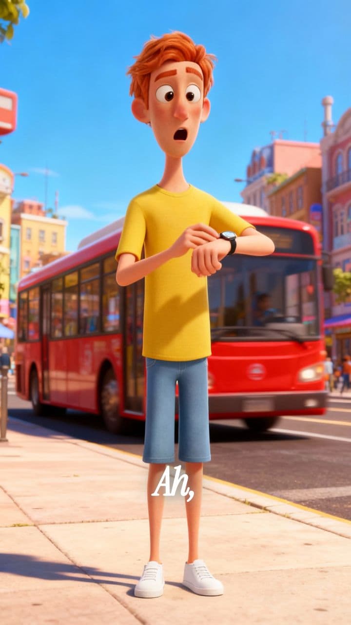 Corrida elástica contra o busão