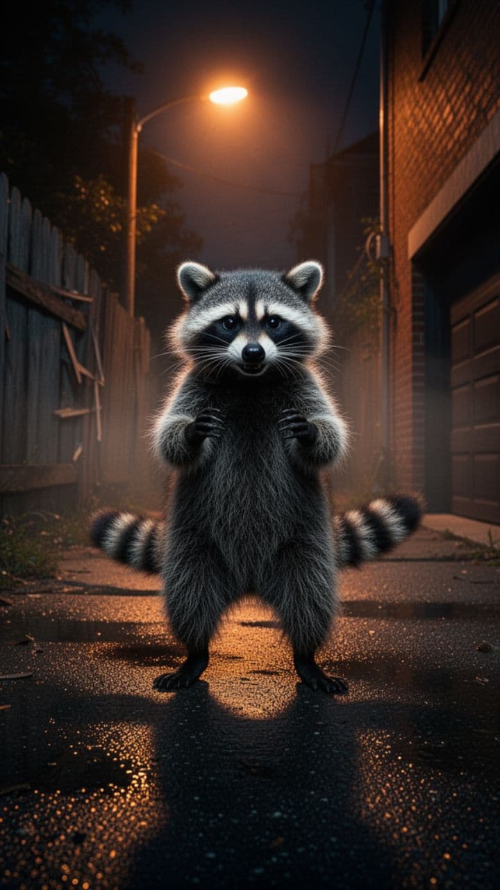 One Can, One Shot Raccoon