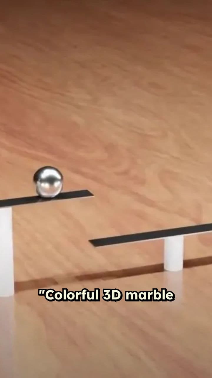 Colorful 3D Marble Run Beats