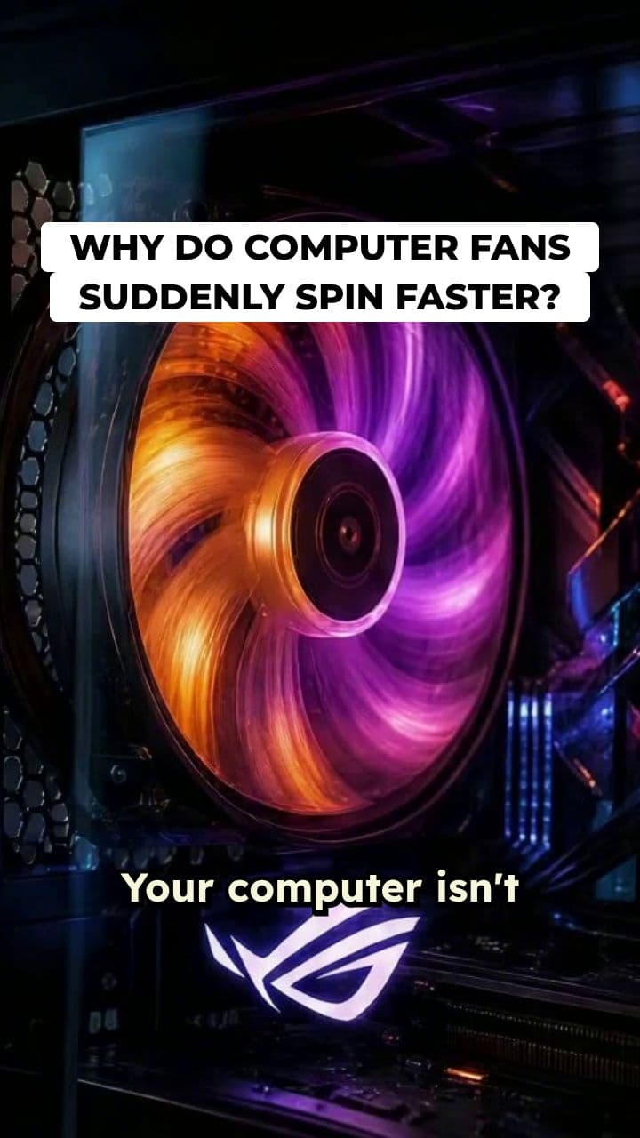 Why Computer Fans Suddenly Spin Faster
