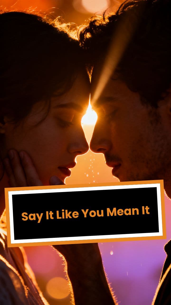 Say It Like You Mean It
